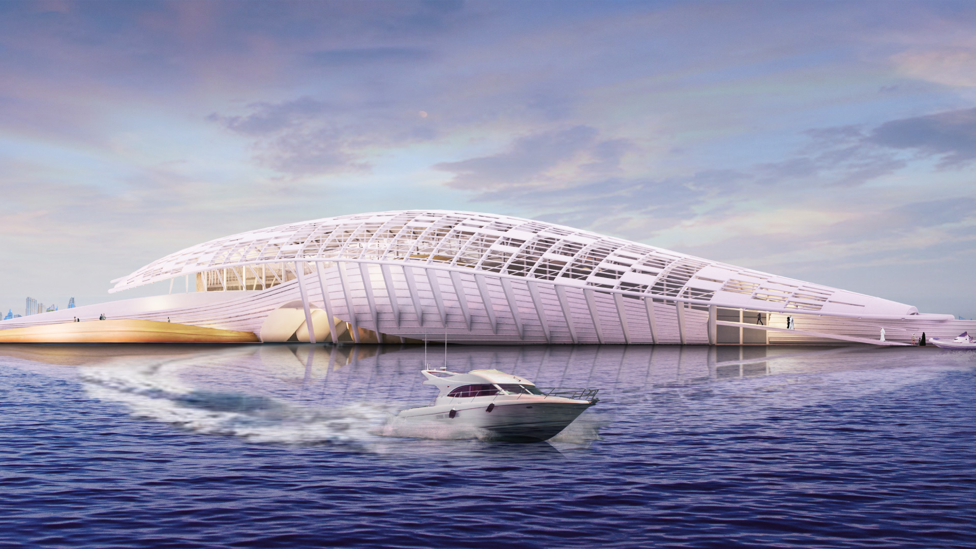 Boat House and Equine Museum (concept design), 2019, Dubai, United Arab Emirates